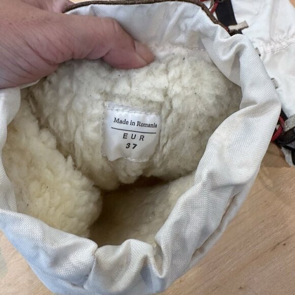 Pajar Canada Grip Tall Lace Waterproof Winter Boots White EU37 Womens 6 - Picture 9 of 12